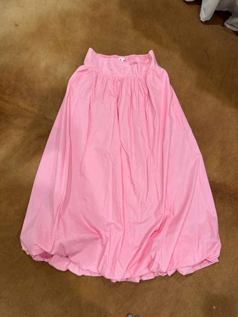 Pink bubble skirt